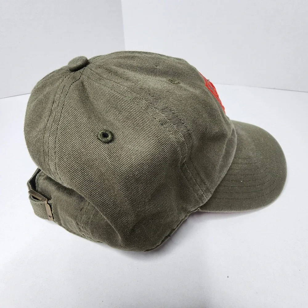 Oakland Raiders 47 Brand Strapback Adjustable Hat Cap Las Vegas OD Green NFL